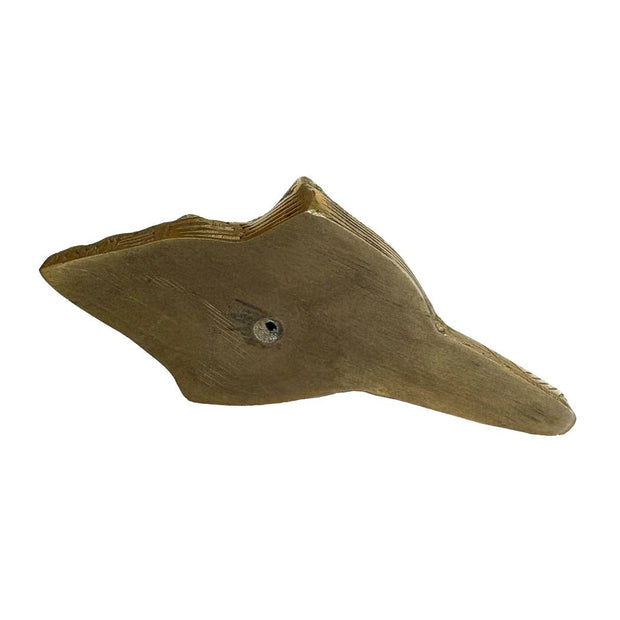 4" Antiqued Brass Conch Shell Paper Weight