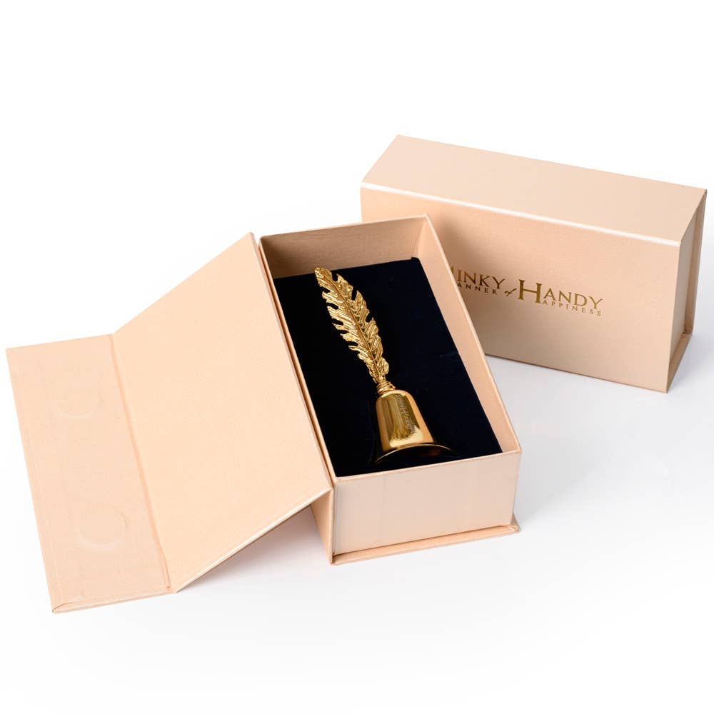 Feather-Shaped Small Brass Candle Snuffer