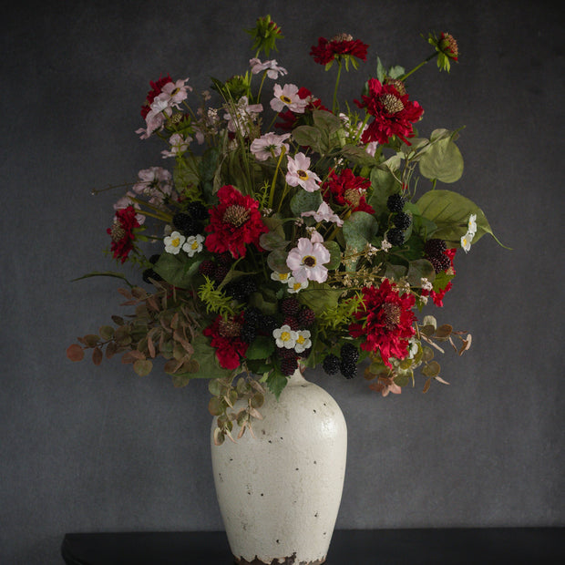30" RED SCABIOSA SPRAY