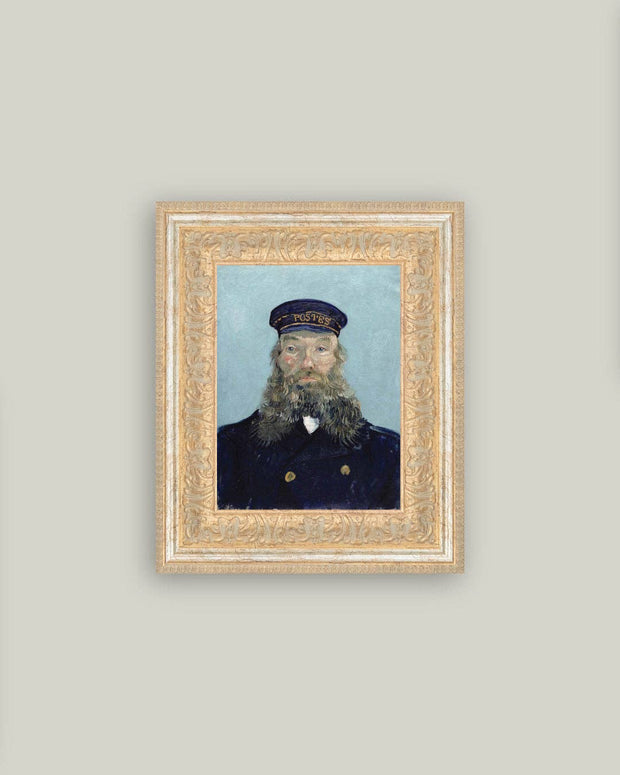 Portrait of a Postman Framed Antique Art
