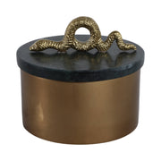 Green Metal Snake Box