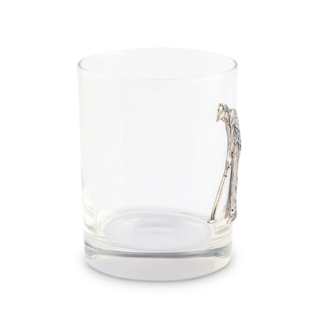 Golfer Double Old Fashioned Glass