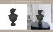 Bronze Grecian Bust Sculpture