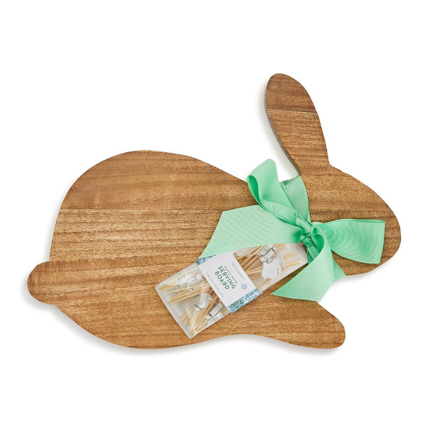 Bunny Serving Board w/20 Bunny Picks