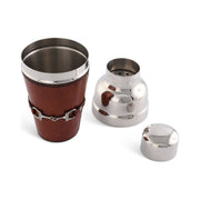 Premium Genuine Leather Equestrian Bit Cocktail Shaker