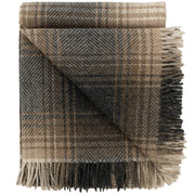 Highland Tweeds Shetland Lambswool Ombre Throw (Natural)
