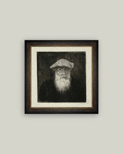Self Portrait by Camille Pissarro Framed Antique Art