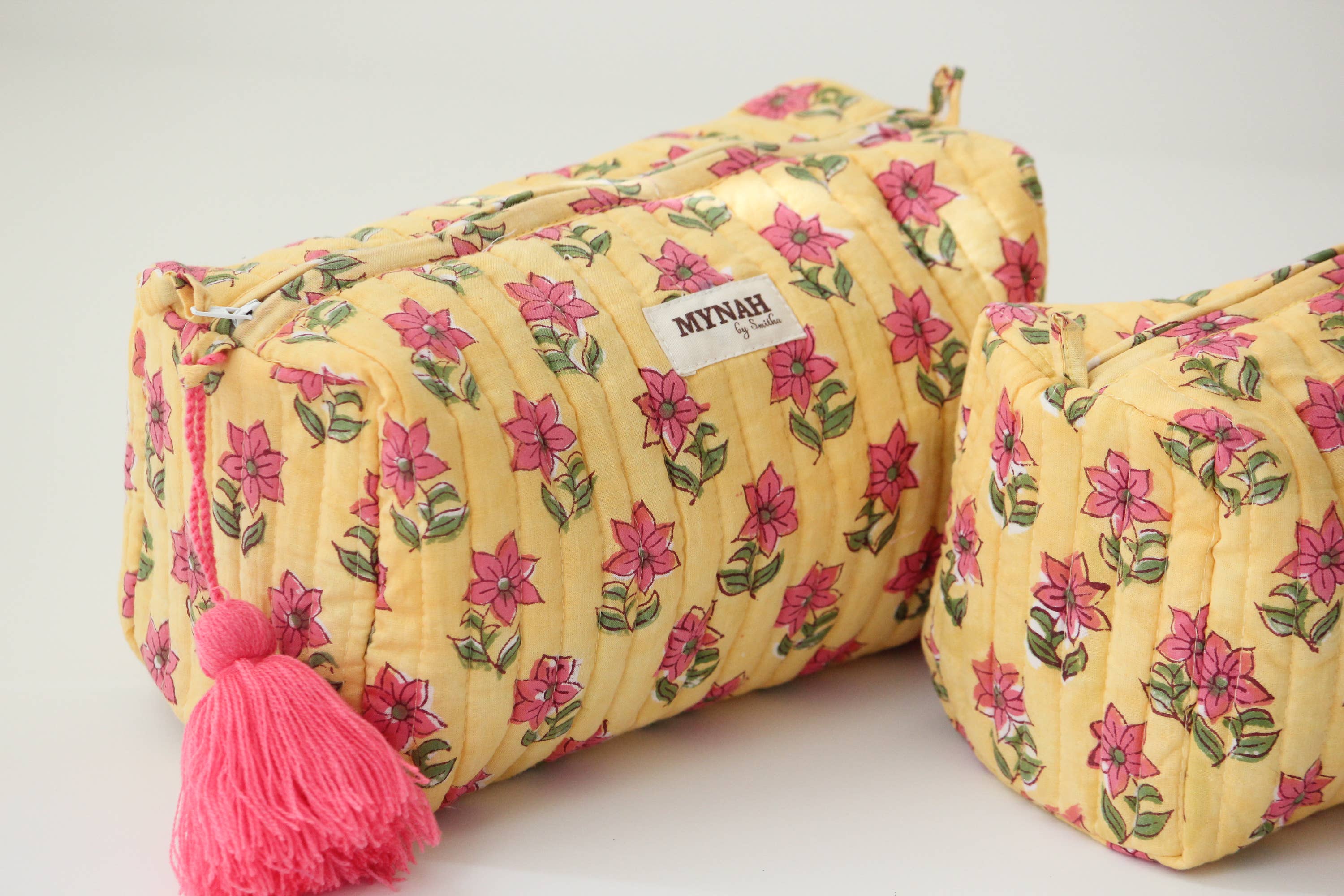 Petunias motif travel/make up/organizer/wet bag