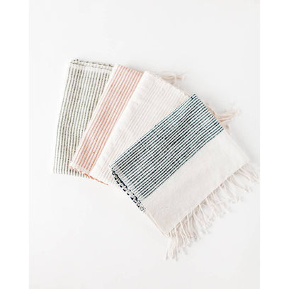 Riviera Striped Cotton Hand Towel | Handwoven in Ethiopia