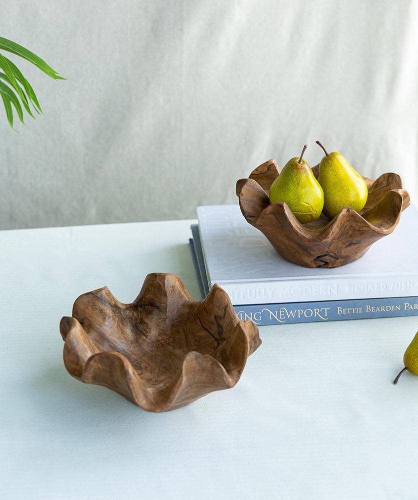 Teak Bowl