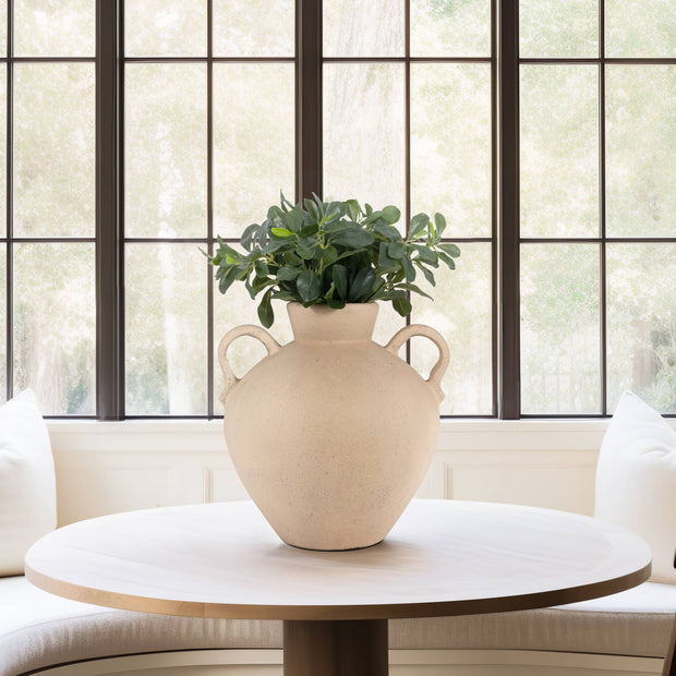 Ivory Ceramic Jug Vase