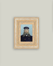 Portrait of a Postman Framed Antique Art