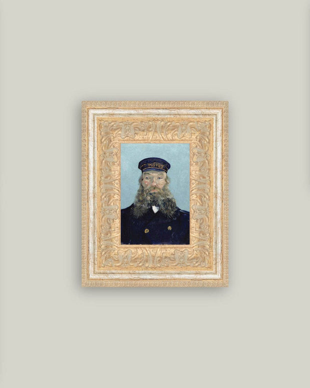 Portrait of a Postman Framed Antique Art