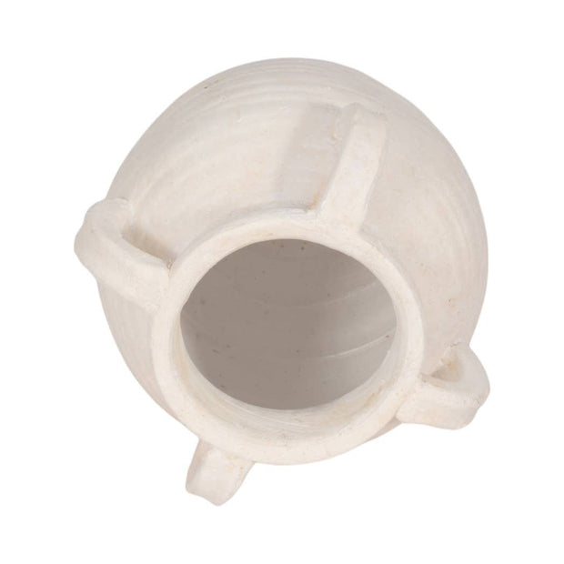 White Amphora Multi-Handle Jug