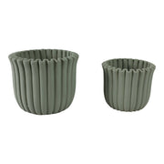 Sage Green Fluted Planter