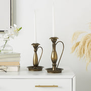 S/2  Vintage Style Candle Holder Set