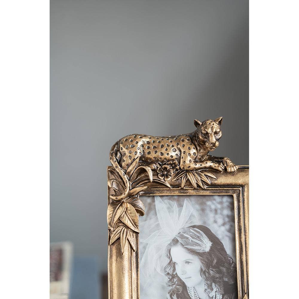 Gold Leopard Frame
