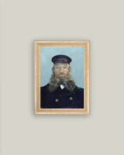 Portrait of a Postman Framed Antique Art