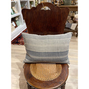 Stripes Shades of Indigo Pillow - 14" x 20"