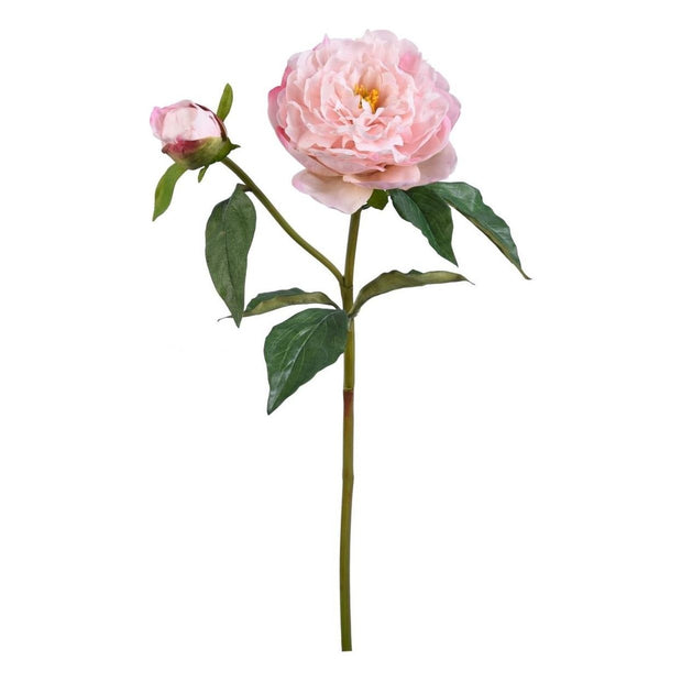 Pink Peony Natural Touch Stem 23"