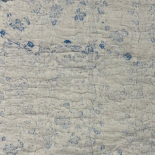 Classic Hand Towel - Blue Indian Paisley