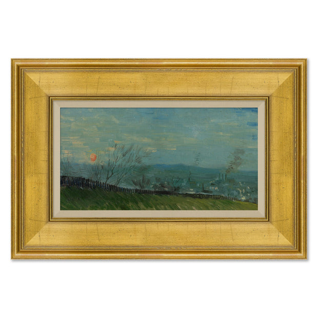 Outskirts of Paris at Dusk - 20.25" X 13.75"