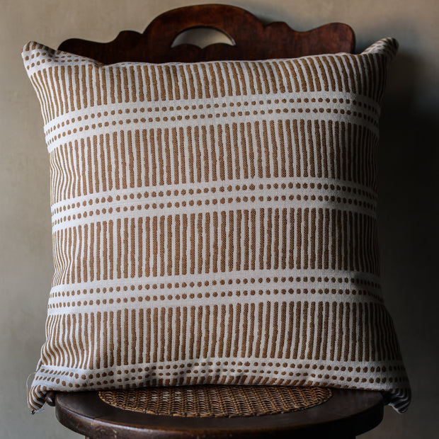 Dash Dot Rattan Outdoor Cushion 55x55cm