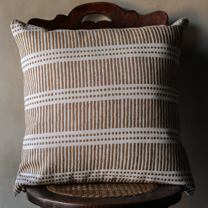 Dash Dot Rattan Outdoor Cushion 55x55cm