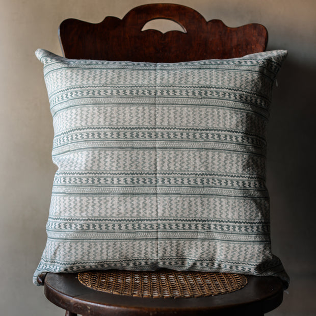Kampala Celadon Linen Pillow - 20" x 20"