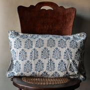 Amer Azure linen cushion 35x55cm