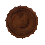 Twisted Scalloped Accent Table