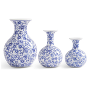 Porcelain Chinoiserie Bud Vase