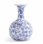 Porcelain Chinoiserie Bud Vase