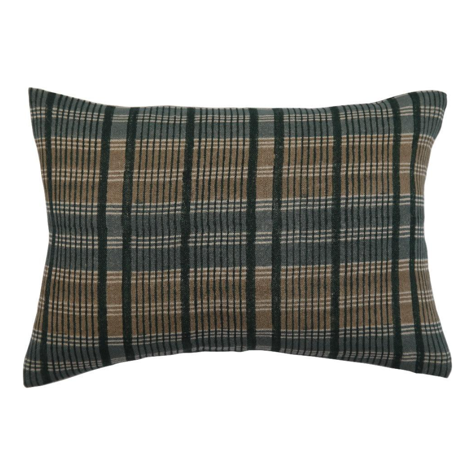 Plaid Sand Pillow - 14