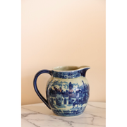 Blue/White Pottery Pitcher