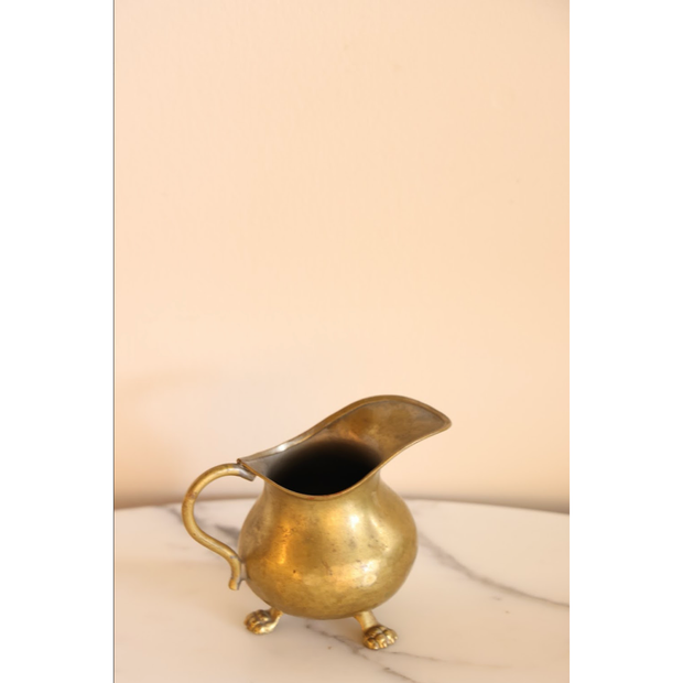 Brass Footed Bud Vase