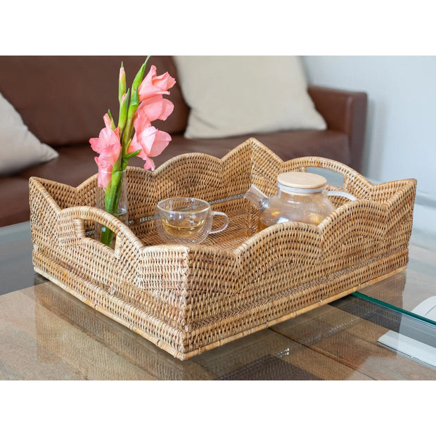 Scallop Rectangular Tray