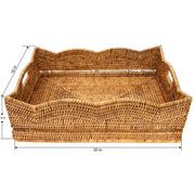 Scallop Rectangular Tray