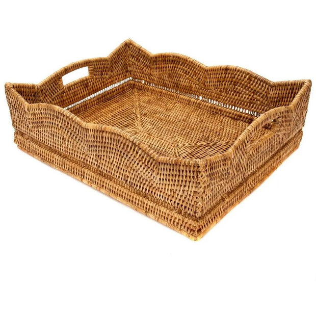 Scallop Rectangular Tray