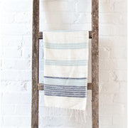 Camden Cotton Hand Towel - Azure & Navy