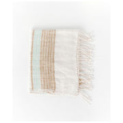 Camden Cotton Hand Towel - Azure & Sand