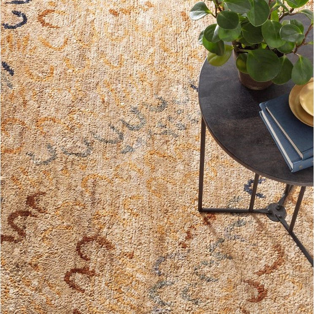 Horseshoe Neutral Hand Knotted Jute Rug