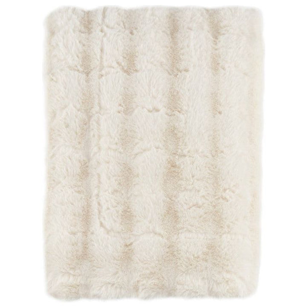 Fab Faux Ivory Throw