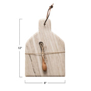 S/2 - Cheese/Cutting Board with Canape Knife