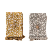 S/2 - Printed & Cotton Waffle Tea Towels