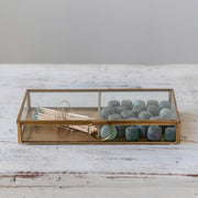 Brass & Glass Box - Large