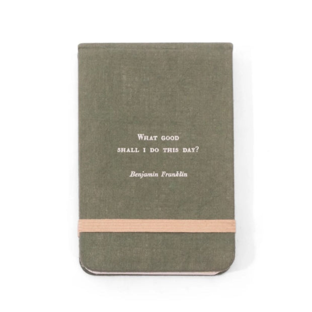 Benjamin Franklin Fabric Notebook