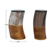 S/2 - Horn & Brass Bookends