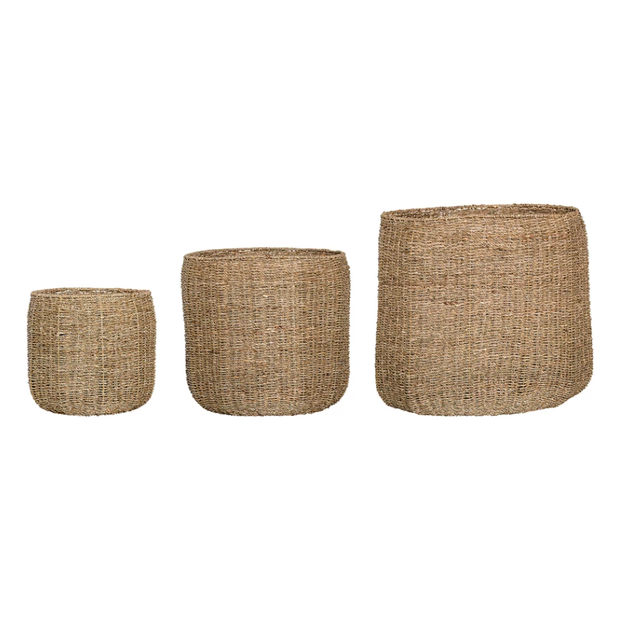 Hand-Woven Seagrass Baskets