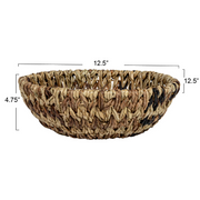 Woven Buri & Banana Fiber Basket